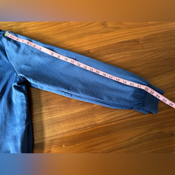 Vero Moda Bomber Jacket Deep Blue Soft Fabric Full Zipper Size M - Picture 9 of 14